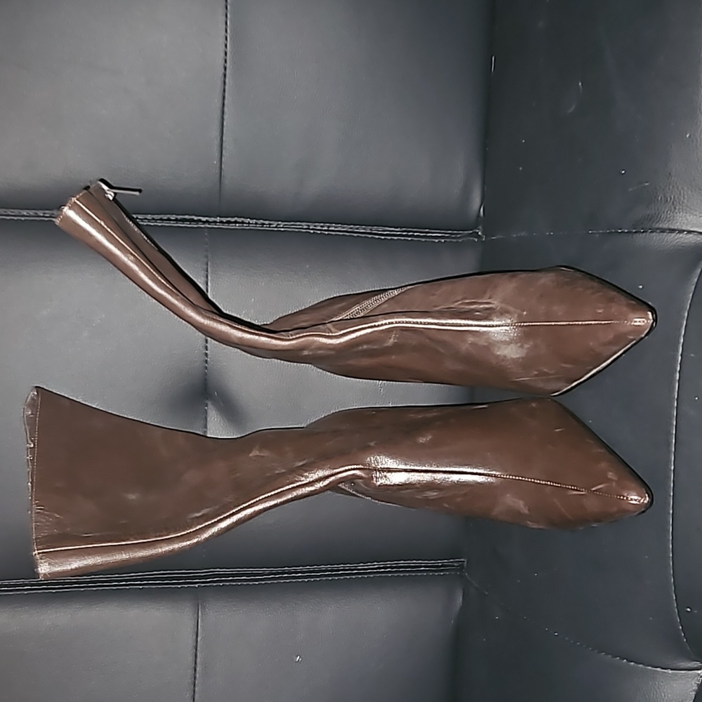 Mid calf boots never been used